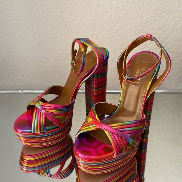 Like new Aquazzura Sundance platform 37 $895 - Picture 14 of 14